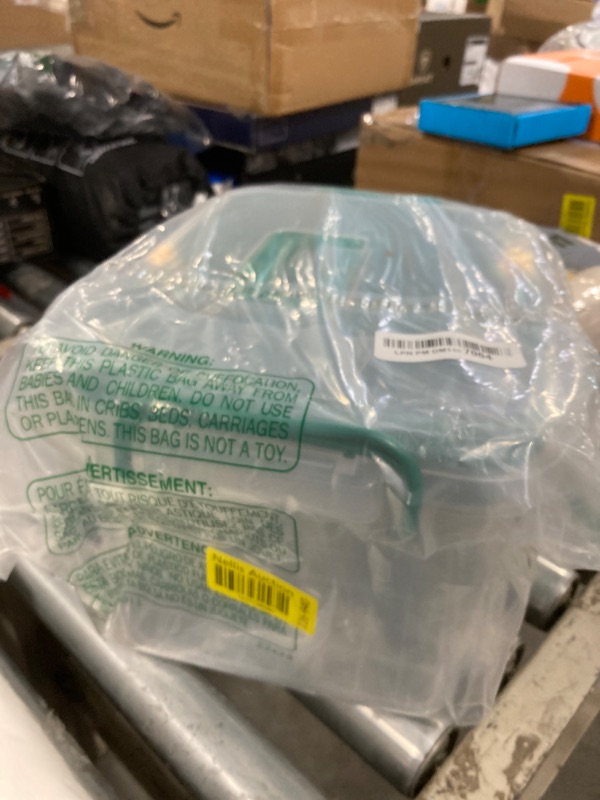 Photo 1 of Vababa Clear First Aid Box, Plastic Storage Container with Locking Lid & Handle