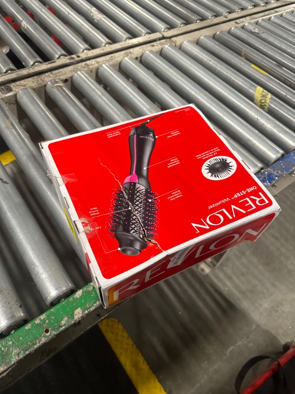 Photo 1 of REVLON One-Step Volumizer Hair Dryer and Styler, for Less Frizz, More Shine, and Reduced Heat Damage for Salon Style Round Brush for Blowout, Black (Amazon Exclusive)