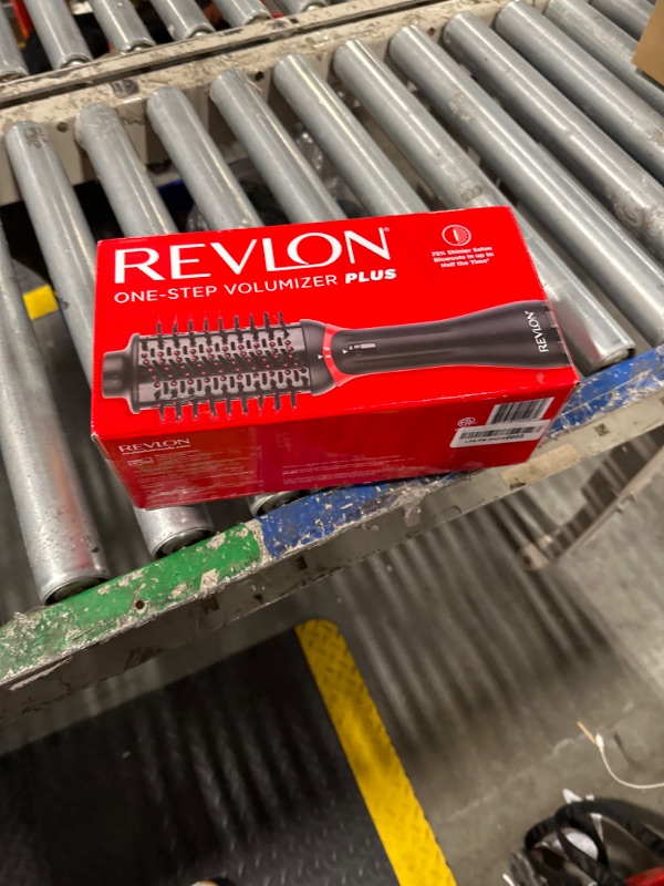 Photo 1 of REVLON One Step Volumizer PLUS Hair Dryer and Styler | More Volume, Less Damage, and More Styling Control for Easy and Fast Salon-Style Blowouts, Plus Travel Friendly (Black)