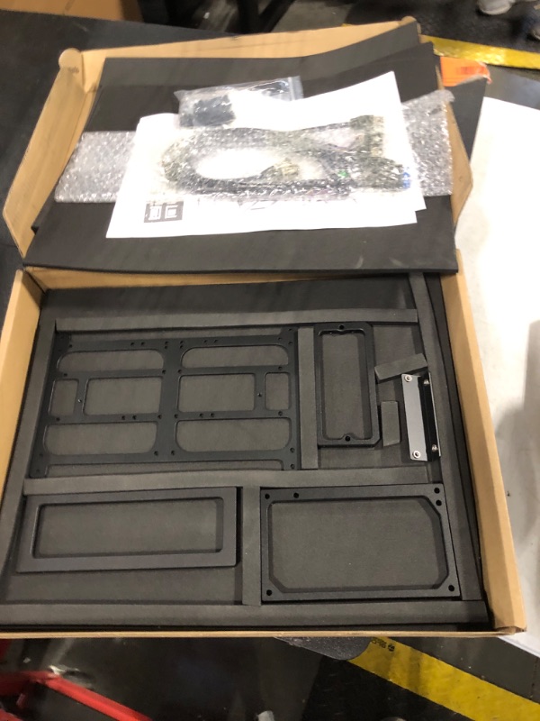 Photo 1 of PC Test Bench Open Air Frame ATX Computer Case, Desktop Chassis Stackable Rack Stand, Aluminum Case Bare Overclocking, Supports ITX/MATX/ATX motherboards Chassis