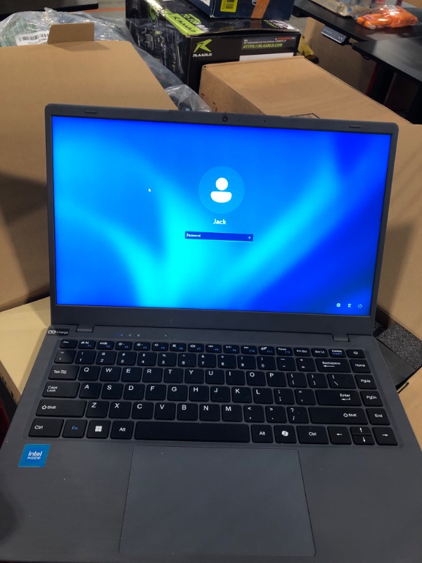 Photo 4 of ***LAPTOP IS LOCKED, REQUIRES PIN RESET*** INHONLAP Laptop Computer, 14 Inch Laptop 8GB RAM 128GB SSD Laptops, Quad-Core N5095 Processor, Up to 2.9 GHz, Win11 Pro, Office Pro Plus 2024, WiFi 5, BT 5.0, Webcam, Long Lasting Battery, Black