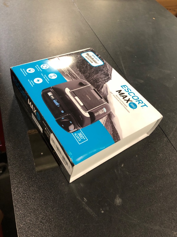 Photo 2 of ***Unable to test*** Escort MAX 360 Laser Radar Detector - GPS, Directional Alerts, Dual Antenna Front and Rear, Bluetooth Connectivity, Voice Alerts, OLED Display, Apple CarPlay and Android Auto Compatible