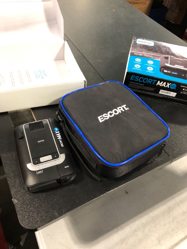 Photo 3 of ***Unable to test*** Escort MAX 360 Laser Radar Detector - GPS, Directional Alerts, Dual Antenna Front and Rear, Bluetooth Connectivity, Voice Alerts, OLED Display, Apple CarPlay and Android Auto Compatible