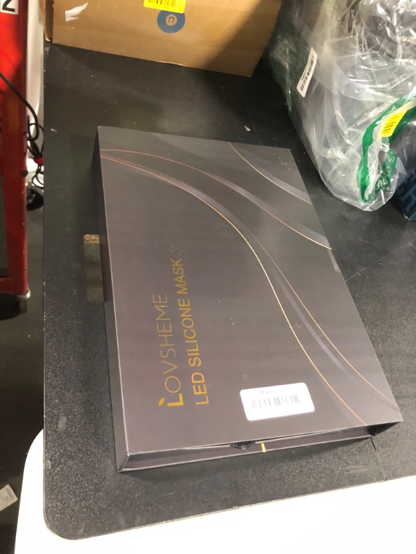 Photo 1 of Lovsheme LED Face Mask Light Therapy, Enhance Red Light Therapy Mask for Face Acne, Wrinkles & Skin Rejuvenation, 3 Light Modes & Timing Settings, Eye Protection, Portable LED Face Mask Home Skincare