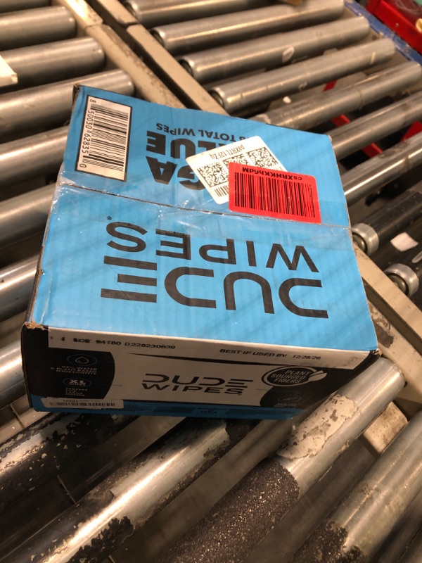 Photo 2 of **MISSING 2***DUDE Baby Wipes - Flushable Baby Wipes Unscented - (6 Pack) 288 Wipes - Extra Large Wet Wipes Flushable - Vitamin-E & Aloe - Septic and Sewer Safe