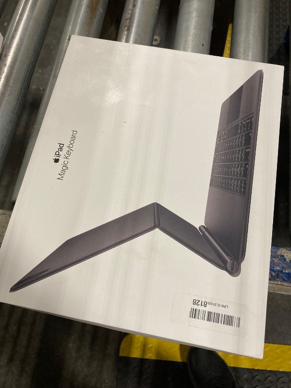 Photo 1 of Apple Magic Keyboard: iPad Keyboard and case for iPad Pro 12.9 inch (3rd, 4th, 5th and 6th gen) and iPad Air (M2), Great Typing Experience, Built-in trackpad, US English - Black