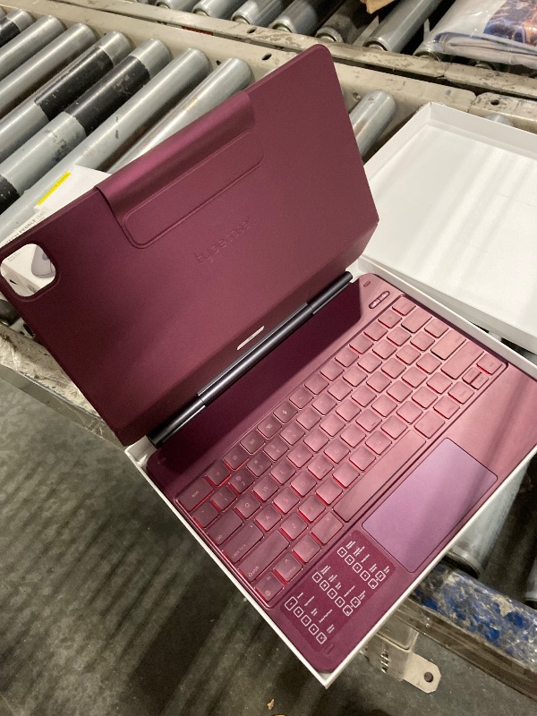 Photo 1 of Apple Magic Keyboard: iPad Keyboard and case for iPad Pro 12.9 inch (3rd, 4th, 5th and 6th gen) and iPad Air (M2), Great Typing Experience, Built-in trackpad, US English - Black