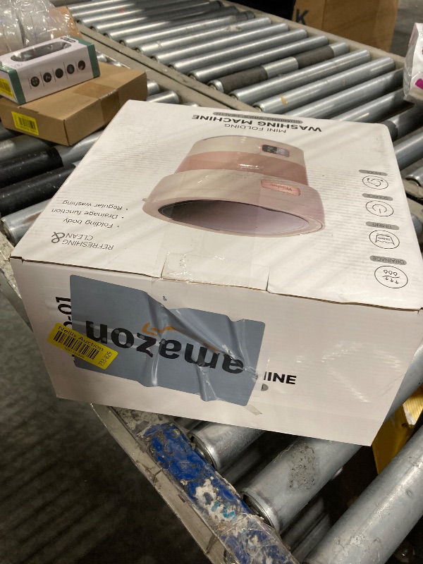 Photo 1 of Portable Mini Washing Machine, 18L Foldable Washer Machine and Dryer 2 in 1, Small Underwear Washing Machine with Spin, Foldable Washer for Apartments, Camping, Travel (Grey)