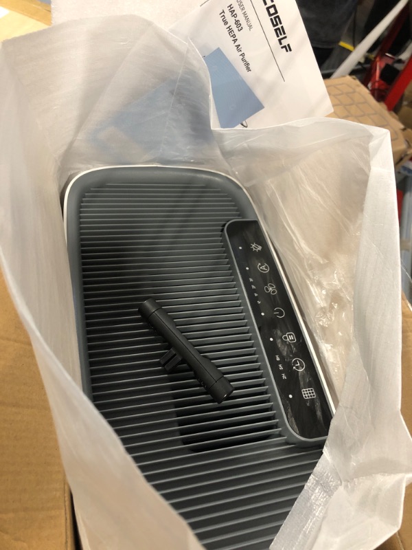 Photo 1 of Air Purifiers for Home Large Room, with Smart Mode, PM2.5 Air Quality Display, 22dB Sleep Mode, Aromatherapy, Cover Up to 1295 Ft² with 2X-Purification & 360°Air Outlet, HAP603, White