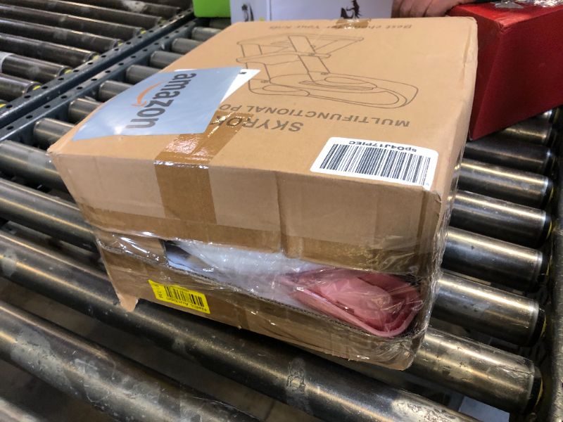 Photo 1 of SKYROKU 8868 Potty Training Seat with Step Stool - Adjustable Height, Non-Slip, Splash-Proof, Foldable 2-in-1 Toddler Potty Seat with Armrests and Replaceable Cushion - Fits Most Toilets (Pink)