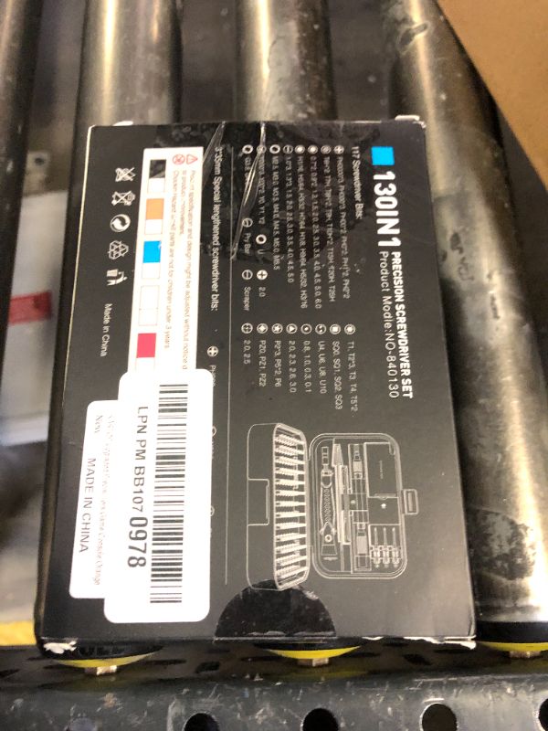 Photo 1 of RARTOP Precision Screwdriver Set, 130 in 1 with 120 bits Repair Tool Kit, Magnetic Screwdriver Set with mini built-in box for Electronics iPhone Jewelers Game Console (130-IN-Orange)