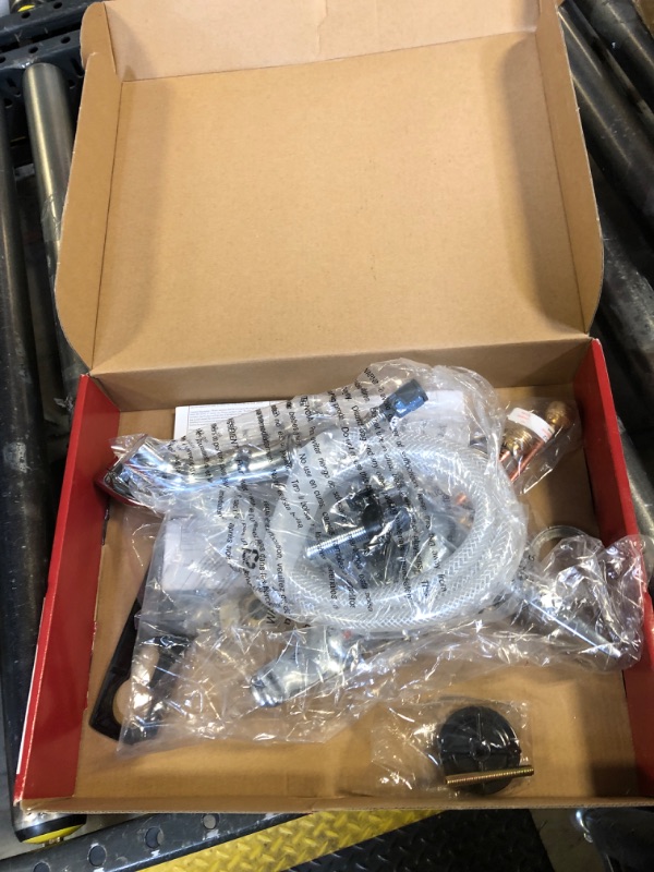 Photo 1 of Pfister Pfirst Series 1-Handle Kitchen Faucet with Side Spray, Polished Chrome