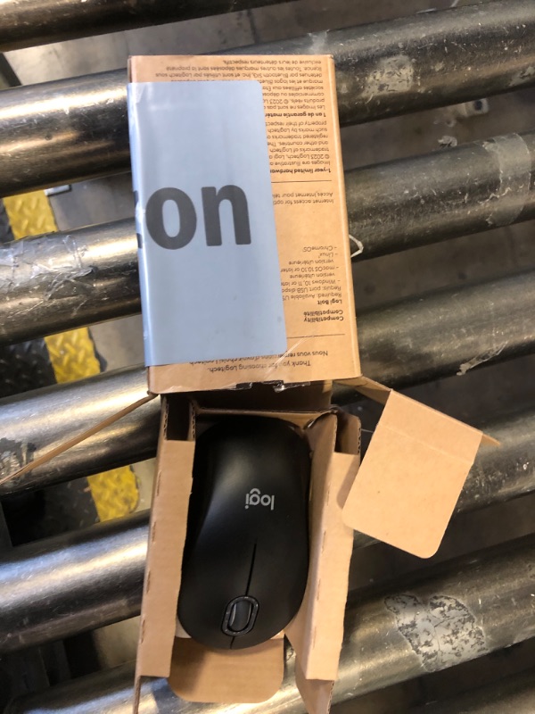 Photo 1 of Logitech Signature M550 Wireless Mouse - for Small to Medium Sized Hands, 2-Year Battery, Silent Clicks, Customizable Side Buttons, Bluetooth, Multi-Device Compatibility - Black