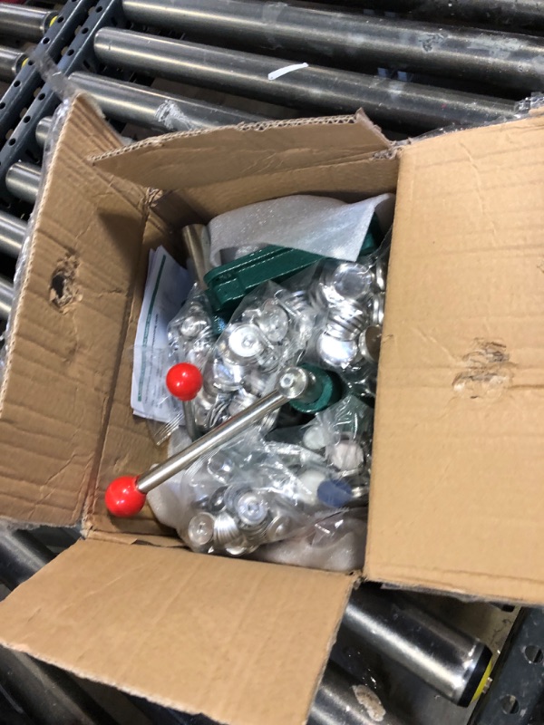 Photo 1 of IRONWALLS Fabric Button Maker, Handmade Fabric Covered Button Maker Machine Kit with 3 Molds (Diameters 18, 25, 30mm) & 300pcs Button Supplies, Cloth Cover Button Press Machine