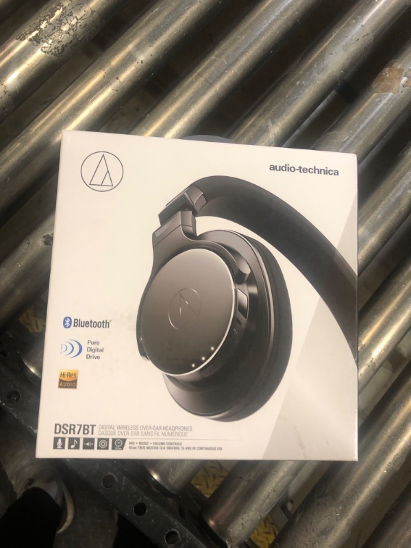 Photo 2 of Audio-Technica ATH-DSR7BT Bluetooth Wireless Over-Ear Headphones with Pure Digital Drive