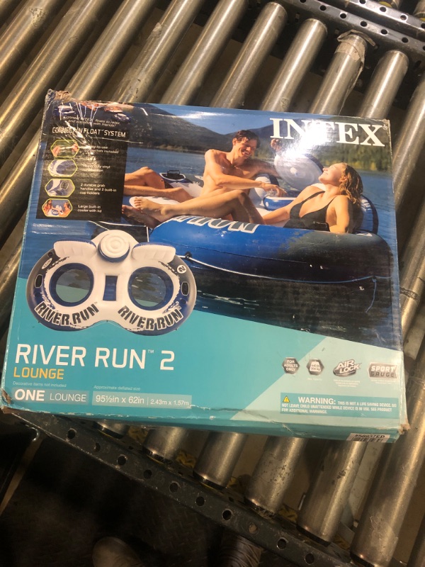 Photo 2 of Intex River Run II Sport Lounge Inflatable Water Float 95.5in X 62in