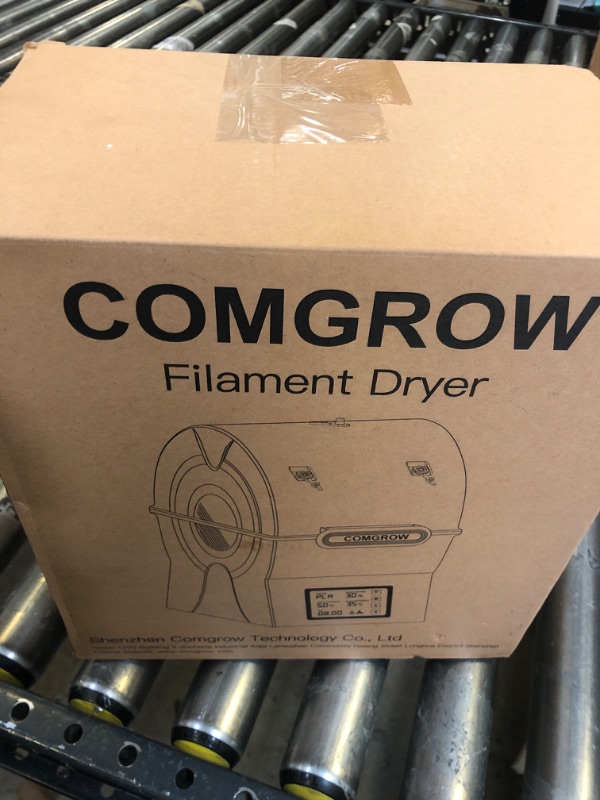 Photo 1 of Filament Dryer Box, SH02 Dry Box Filament Sealed Storage Box 3D Printer 2 Spools Holder with PTC Fast Heater, Filament Dehydrator with Touch Screen Compatible with PLA PETG TPU ABS 1.75/2.85mm