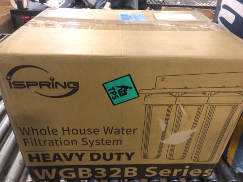 Photo 3 of iSpring Wgb32b 3-Stage Whole House Water Filtration System w/ 20-inch Sediment and Carbon Block Filters