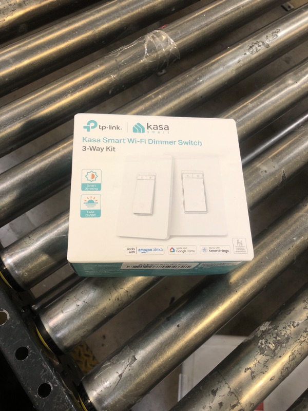 Photo 2 of Kasa Smart 3 Way Dimmer Switch KIT, Dimmable Light Switch Compatible with Alexa, Google Assistant and SmartThings, Neutral Wire Needed, 2.4GHz, ETL Certified, No Hub Required, White (KS230 KIT v2)