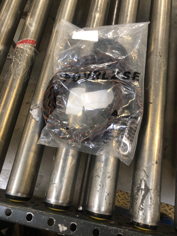 Photo 1 of FOVRLZSE Leather Dog Leash,Durable Cowhide Braided Dog Training Leash for Large and Medium Dogs?3.7ft?