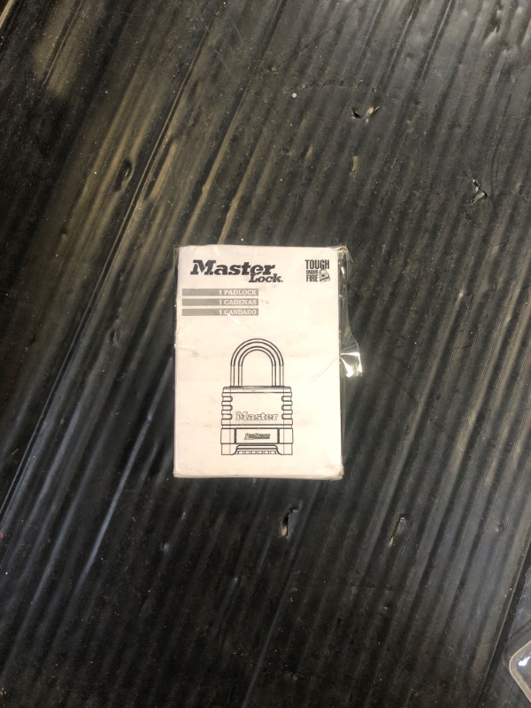 Photo 2 of Master Lock 1174D Padlock, 1.5" x 2.2" x 3", Stainless Steel