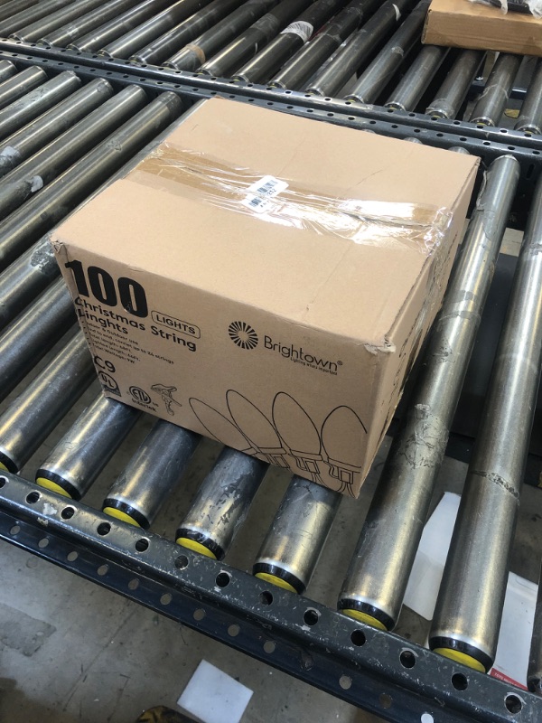 Photo 1 of C9 68Ft Led Christmas String Lights 100 LED with Quick Clips Outdoor Waterproof Strawberry Lights, Commercial Grade Extendable for Indoor Outside Roofline Patio Home Xmas Decoration, Warm White