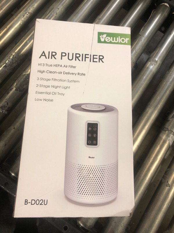 Photo 1 of Air Purifiers for Home Large Room up to 1400ft², VEWIOR H13 True HEPA Air Purifier for Bedroom with night light, Fragrance Sponge, Sleep Mode, Timer, Lock, Air Cleaner for Wildfire Smoke Odor Dander