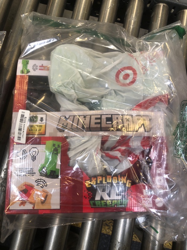 Photo 2 of Mattel Minecraft Exploding RC Creeper with Lights & Sounds, 10 Explosion Particles, Game-Authentic Movement & DLC Code