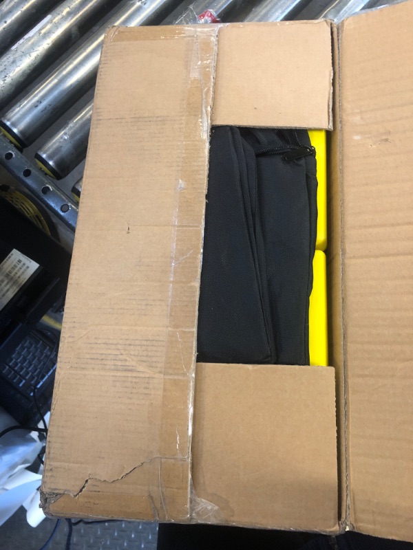 Photo 1 of Nstarsmotor RV Leveling Blocks, Heavy Duty Camper Leveling Blocks with Carrying Bag, Interlocking Design for Single and Dual Wheels (12 Pack), Customizable Height, 8.6" x 8.6" x 1.5" - Yellow