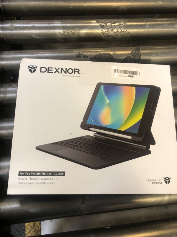 Photo 1 of Dexnor for iPad 9th Generation Case with Keyboard Floating Cantilever Magnetic Stand Multi-Touch Trackpad Backlit Pencil Holder Magic Style Keyboard Case for iPad 9th/8th/7th Generation 10.2", Blue