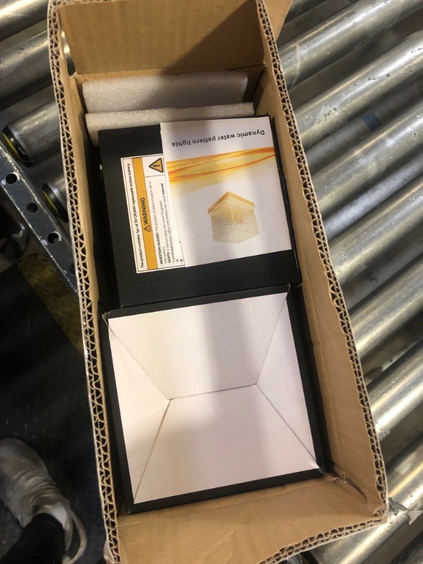 Photo 1 of ITEFDTUTNE 2 Pack Northern Lights Ocean Wave Projector,16 Colors Gradual Rotating Flame Water Lamp,Wave Night Light with Remote Control & Adapter for Home Decor Bedroom/Game/Party Rooms (Square)