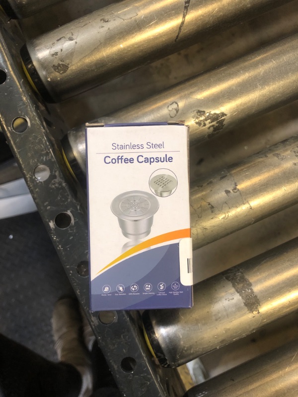 Photo 1 of GYNSCO Coffee Capsule, Stainless Steel Reusable Vertuo Pods - Refillable Vertuoline Capsules Compatible with Nespresso Vertuoline GCA1, Delonghi ENV135, Delonghi ENV150 and Vertuoplus (230ml (7.7oz)
