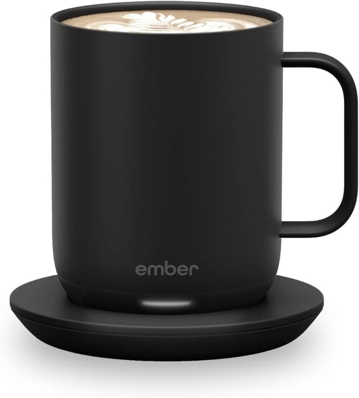 Photo 1 of Ember Temperature Control Smart Mug 2, 10 Oz, App-Controlled Heated Coffee Mug with 80 Min Battery Life and Improved Design, Black
