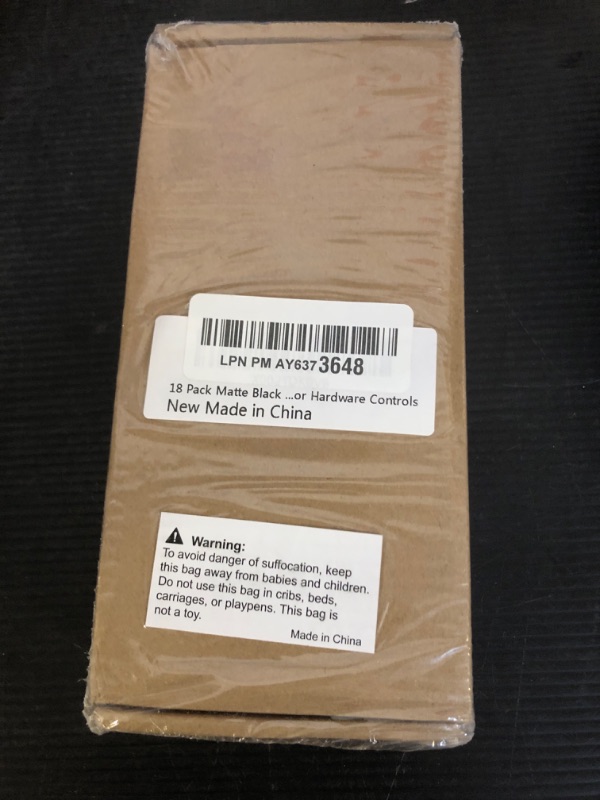 Photo 2 of 18 Pack Matte Black Door Hinges 3.5 x 3.5 Inch Interior 3 1/2 Inch Door Hinges for Doors Rounded 5/8" Radius Corners Flat Iron Hinge 3 ½"x 3 ½" Door Hardware Controls