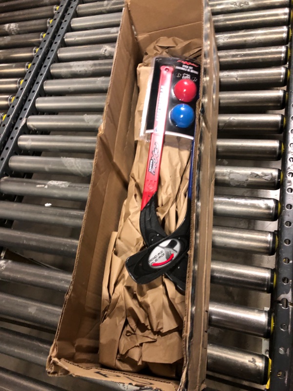 Photo 1 of Franklin Sports Mini Hockey Flex Stick and Ball Set - Play Knee Hockey Anytime, Anywhere - Kids Hockey Set - NHL - Includes 2 Mini Sticks and 2 Foam Balls