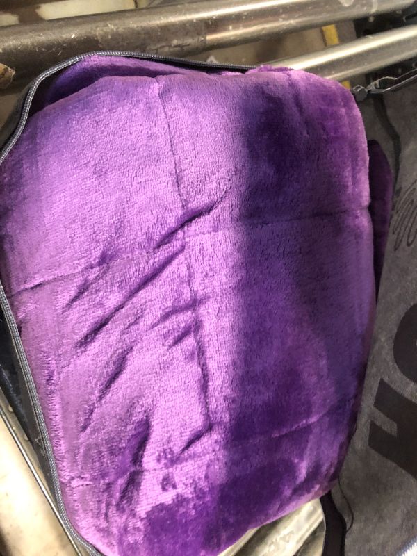 Photo 1 of  Purple Weighted Blanket