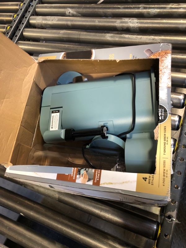 Photo 1 of Ninja Pods & Grounds Specialty Single-Serve Coffee Maker, K-Cup Pod Compatible, Built-In Milk Frother, 6-oz. Cup to 24-oz. Travel Mug Sizes, Iced Coffee Maker, Sage Green, PB051SG