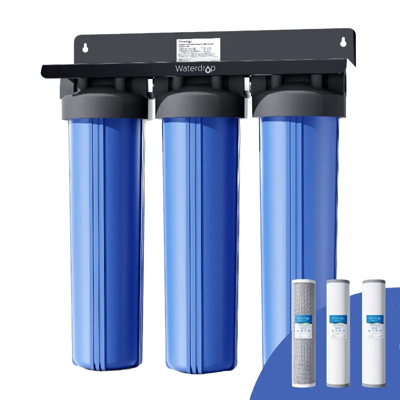 Photo 1 of Waterdrop 3-Stage Whole House Water Filter System | Reduce Iron & Manganese
