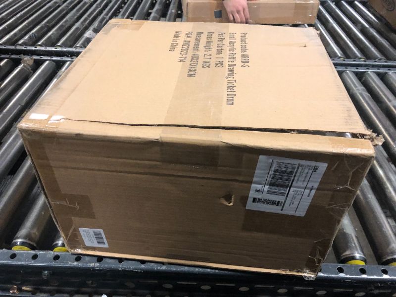 Photo 1 of Yuanhe Deluxe Acrylic Raffle Ticket Drum,Spinning Drum,Hand Crank Wheel Spinner Lottery Machine, (Small-Holds 2000 Tickets)