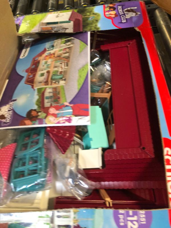 Photo 2 of schleich HORSE CLUB — Lakeside Country House and Stable Horse Play Set, 192 Piece Detailed Doll House and Horse Toy Accessories for Girls and Boys Ages 5+