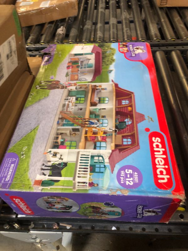 Photo 3 of schleich HORSE CLUB — Lakeside Country House and Stable Horse Play Set, 192 Piece Detailed Doll House and Horse Toy Accessories for Girls and Boys Ages 5+