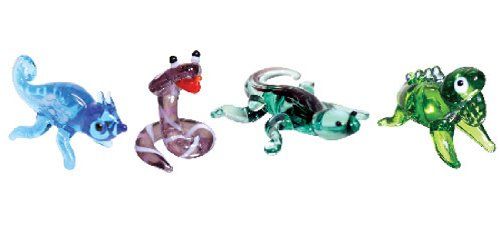 Photo 1 of Looking Glass animal set Miniature Collectible, Pack of 4;
