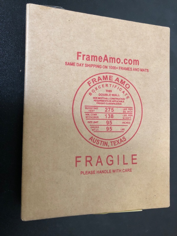 Photo 1 of Frame Amo 4x6 Black Modern Picture Frame, 1 inch Border, Acrylic Front, for Wall or Table