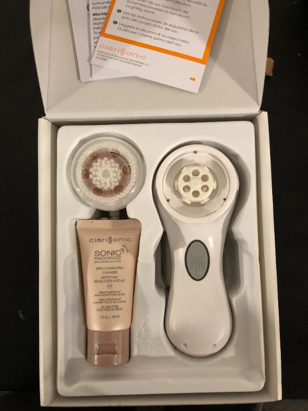 Photo 2 of Clarisonic Mia 2 Face Scrubber, Sonic Gentle and Everyday Cleansing System, White