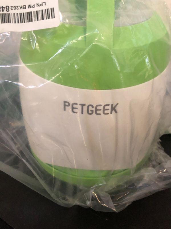 Photo 1 of PETGEEK Automatic Dog Treat Dispenser, Dog Puzzle Memory Training Activity Toy- IQ Training Dog Button Feeder, Remote Dog Button Treat Dispenser for Dogs