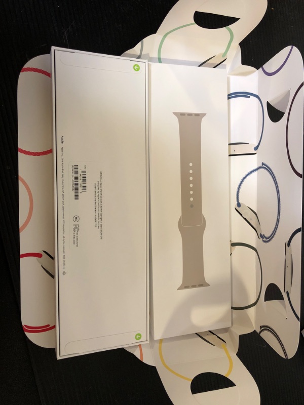 Photo 2 of Apple Watch SE 2nd Generation (GPS) 40mm Starlight Aluminum Case with Starlight Sport Band - S/M