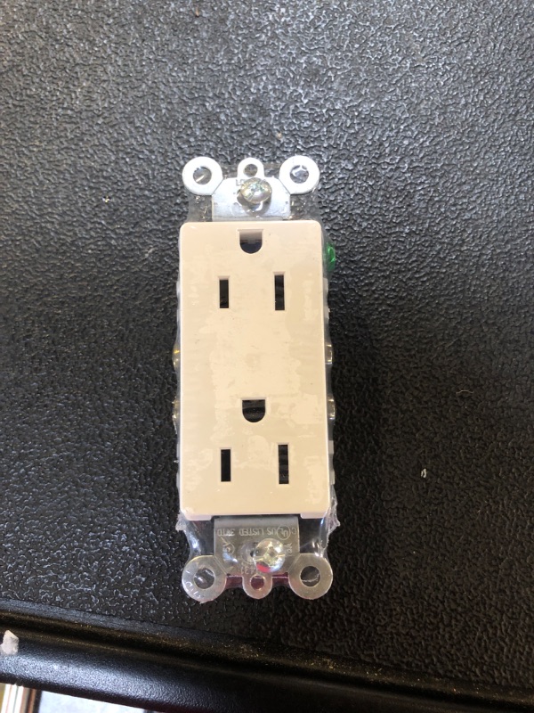 Photo 1 of  Decorative Duplex Receptacle, 15 Amp Current, 125V