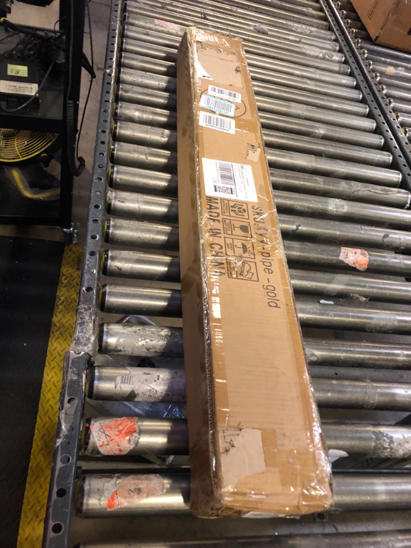 Photo 1 of IronJiaZu Gold Wall Clothing Rack Wall Mount clothes Rack,Heavy Duty Pipe Clothing Rack Retail Display Hanging Rod for Closet Storage,Laundry Room(Gold)