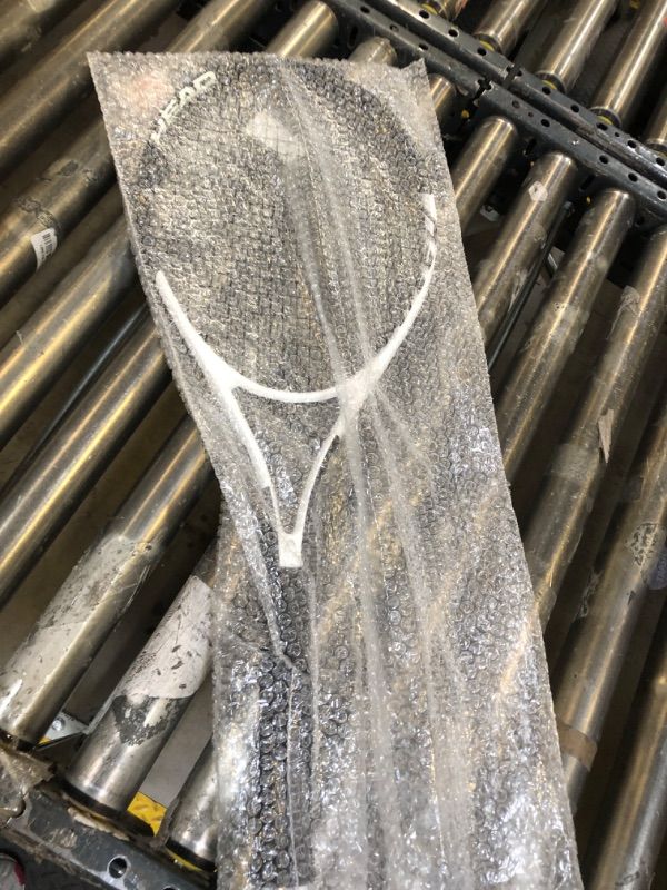 Photo 1 of HEAD Geo Speed Adult Tennis Racket - Pre-Strung Head Light Balance 27.5 Inch Racquet - 4 3/8 In Grip, Black/White