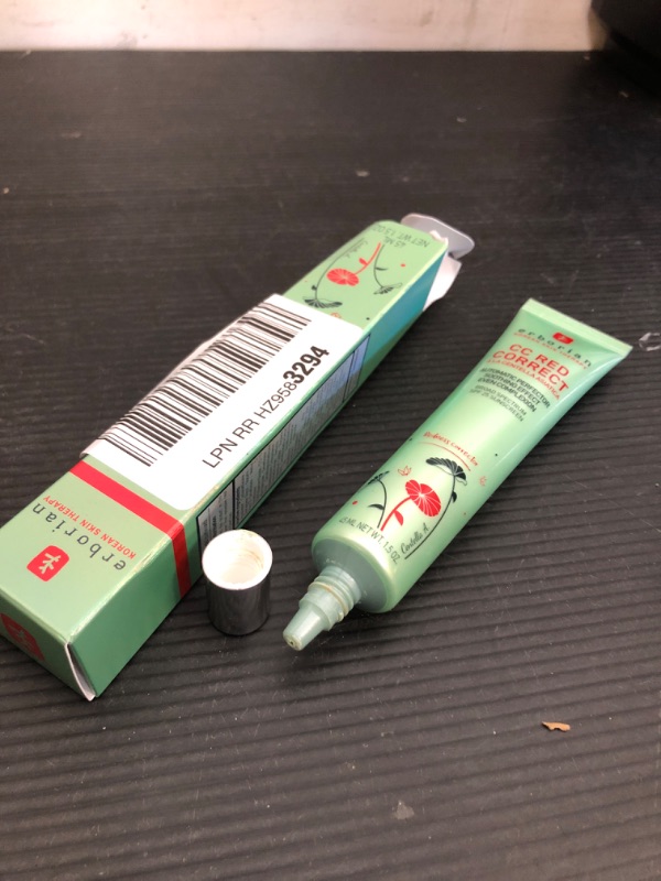 Photo 1 of Erborian CC Red Correct - Skincare-First Green Color Corrector with Centella Asiatica, Illuminating Color Corrector with Redness Coverage & SPF 25 - Cica, Korean Skincare, 1.5 Oz